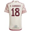 Officiële Voetbalshirt Mexico A.GUARDADO 18 Uit WK 2022 - Heren